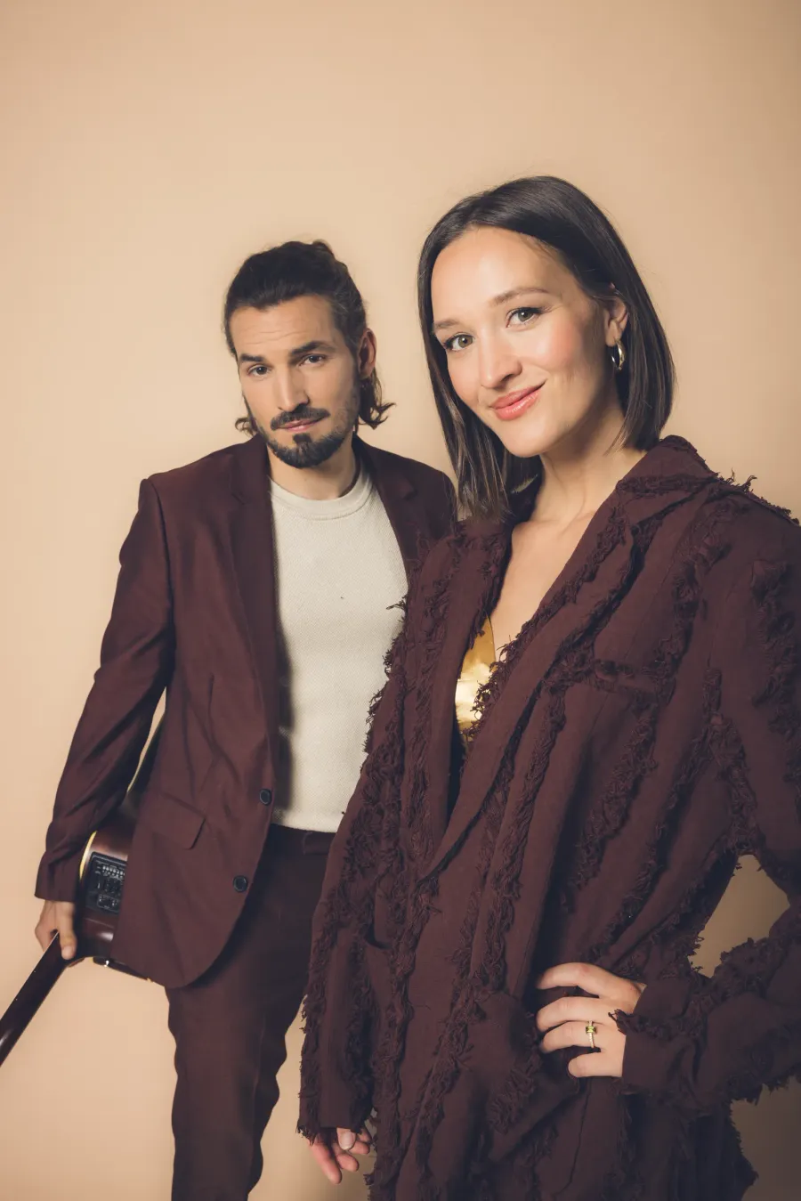 Moni und Thomas im Studio